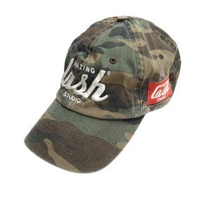 Port Authority Lash Studio Baseball Cap Hat Adjustable Size Green Camo Womens